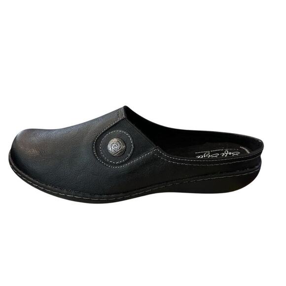 Hush puppy Soft Style Women's Jamila Black Slip-On Mules Size 8.5 Casual Flats - Picture 5 of 12